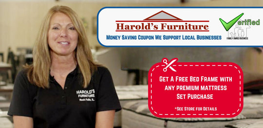 Coupon For Mattresses at Harold's Furniture In Rock Falls, IL