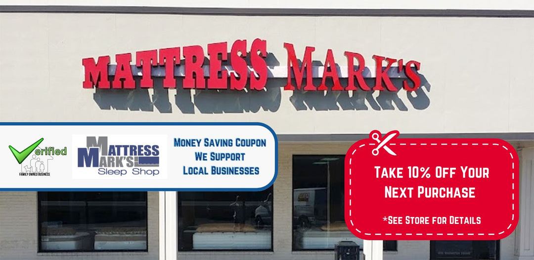 Coupon For Mattresses at Mattress Mark's Sleep Shop, Washington, MO